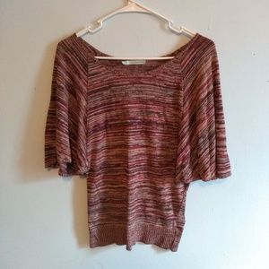 Size large red and purple top from Maurices